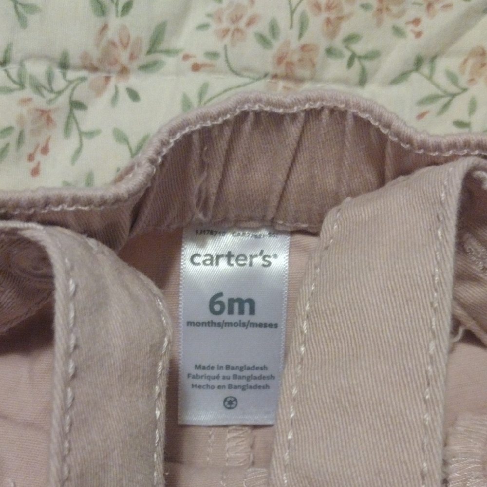 Carter's Pink Ruffled One Piece - Picture 2 of 12